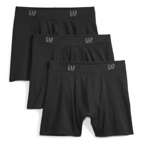 GAP 701135000 3'lü Basic Siyah Günlük Stil Erkek Boxer