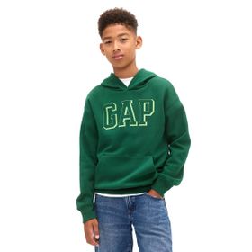 GAP 795197001 Yeşil Relaxed Logo Çocuk Günlük Stil Eşofman Üstü
