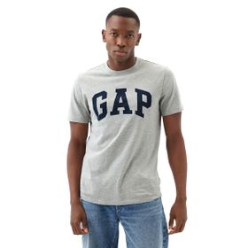GAP 856659000 V-Everyday Soft Gri Günlük Stil Erkek T-shirt