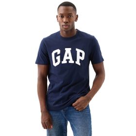 GAP 856659004 Mavi V-Everyday Soft Erkek Günlük Stil T-Shirt