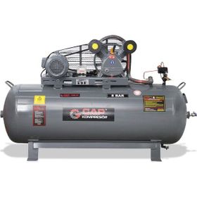GAP GP290/500 500 lt 2 Kafa 8 Bar 5.5 HP Pistonlu Hava Kompresörü