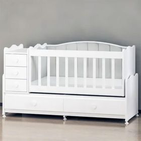 Garaj Home Melina 5 Çekmeceli Büyüyen Beyaz Beşik