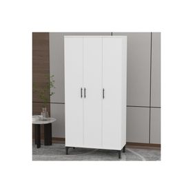 Garaj Home Vera 3 Kapaklı Beyaz Dolap