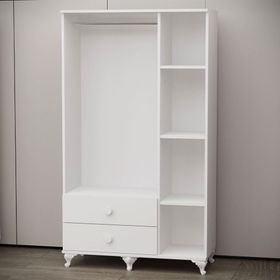 Garaj Home Yaren 3 Kapaklı 2 Çekmeceli Beyaz Dolap