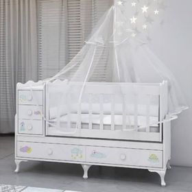 GarajHome Alya Yatak ve Uyku Seti Kombinli Uykucu Avangart Beşik