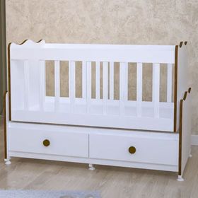 GarajHome Elegant Sümela Mdfli Çıtalı 60x120 cm Beşik