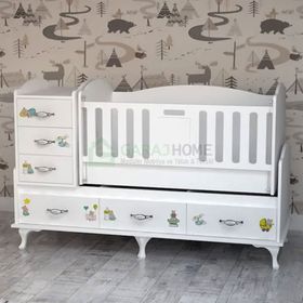 GarajHome Elfin Ayıcık Asansörlü Beşik