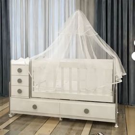 GarajHome Melina Gri Uyku Setli Beşik Kombini