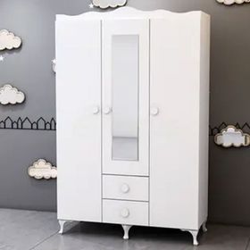 GarajHome Soho Garaj Home 3 Kapaklı Aynalı 2 Çekmeceli Dolap