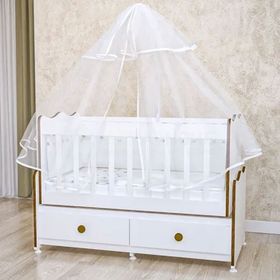 GarajHome Sümela Elegant Lüks Uyku Setli Beşik Kombini