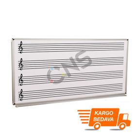 Garanti 120X200 cm Duvara Monte Beyaz Yazı Tahtası