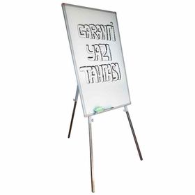 Garanti 50X70 cm Teleskopik Ayaklı Beyaz Yazı Tahtası