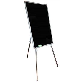 Garanti 50X70 cm Teleskopik Ayaklı Siyah Yazı Tahtası