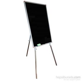 Garanti 50X70 cm Teleskopik Ayaklı Siyah Yazı Tahtası