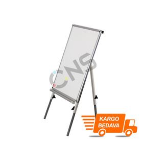 Garanti 80X120 cm Teleskopik Ayaklı Beyaz Yazı Tahtası