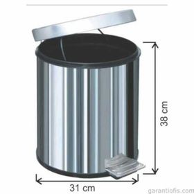 Garanti Metal 1014 20 lt Pedallı Çöp Kovası