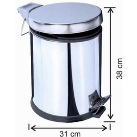 Garanti Metal 1014 20 lt Pedallı Çöp Kovası