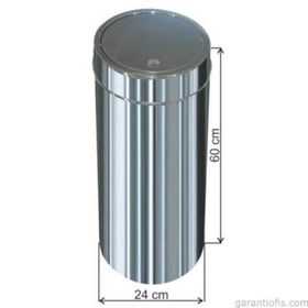 Garanti Metal 1324 27 lt Dokunmatik İtme Kapaklı Çöp Kovası