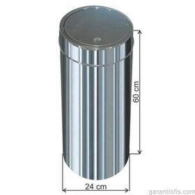 Garanti Metal 1324 27 lt Dokunmatik İtme Kapaklı Çöp Kovası