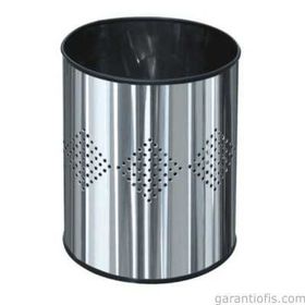 Garanti Metal 1401 13 lt Dekoratif Paslanmaz Metal Çöp Kovası