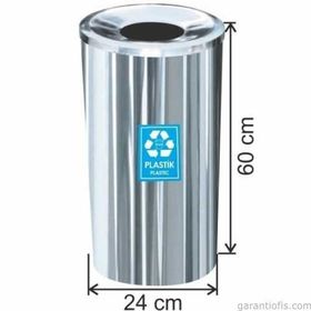 Garanti Metal 1803 27 lt Plastik İçin Geri Dönüşüm Çöp Kovası