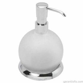 Garanti Metal 7014 Cam Küre Şeklinde Sıvı Sabunluk