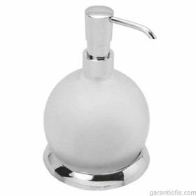Garanti Metal 7014 Cam Küre Şeklinde Sıvı Sabunluk
