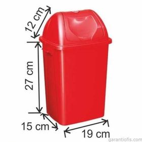 Garanti Metal 7403 8.4 lt Plastik Çatı Kapaklı Çöp Kovası