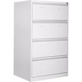 Garanti Metal 84x62x133 h Dört Geniş Çekmeceli Metal Kartoteks Askılı Dosya Dolabı