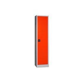 Garanti Metal Tam Boy 198'lik Tek Kapılı Kırmızı Gri Dosya Dolabı