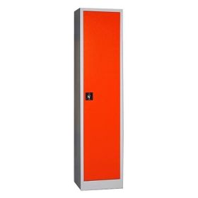 Garanti Metal Tam Boy 198'lik Tek Kapılı Kırmızı Gri Dosya Dolabı