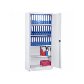 Garanti Metal Tam Boy Açık Gri Metal 198 cm Klasör Dolabı