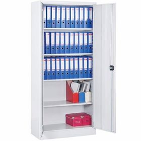 Garanti Metal Tam Boy Açık Gri Metal 198 cm Klasör Dolabı