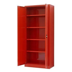 Garanti Metal Tam Boy Kırmızı Metal 198 cm Dosya Dolabı