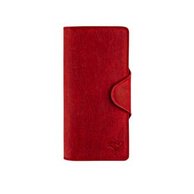 Garbalia Axel Crazy Kırmızı Deri Unisex Portföy Cüzdan