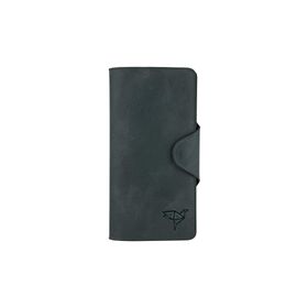 Garbalia Axel Crazy Siyah Deri Unisex Portföy Cüzdan