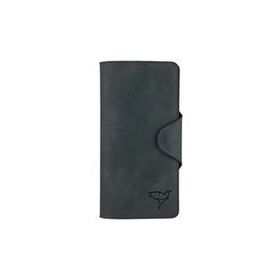 Garbalia Axel Crazy Siyah Deri Unisex Portföy Cüzdan