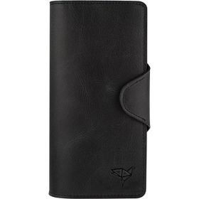 Garbalia Axel Crazy Siyah Deri Unisex Portföy Cüzdan