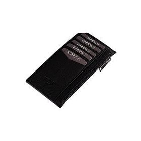 Garbalia Blush Hardal Sarısı Hakiki Deri Fermuarlı Unisex Kartlık Cüzdan