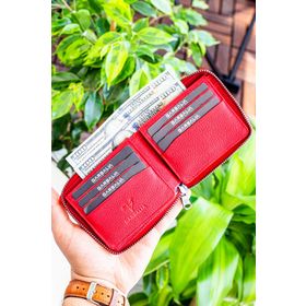 Garbalia Carole Kırmızı Unisex Cüzdan