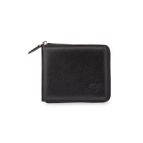 Garbalia Carole Siyah Deri Unisex Cüzdan
