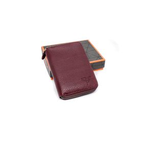 Garbalia Chain Bordo Erkek Cüzdan