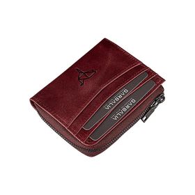 Garbalia Figo Bordo Hakiki Deri Unisex Kartlık Cüzdan