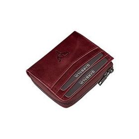 Garbalia Figo Bordo Hakiki Deri Unisex Kartlık Cüzdan
