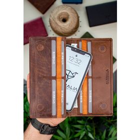 Garbalia Hamburg Kahverengi Unisex Cüzdan
