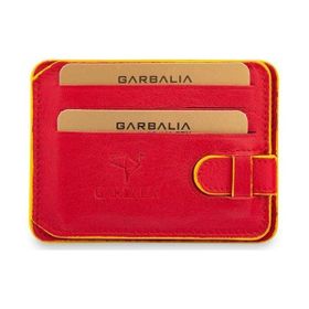 Garbalia Line Sarı Kırmızı Erkek Cüzdan