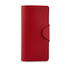 Garbalia Martha Kırmızı Deri Unisex Cüzdan