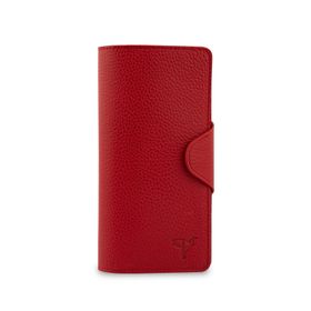 Garbalia Martha Kırmızı Deri Unisex Cüzdan