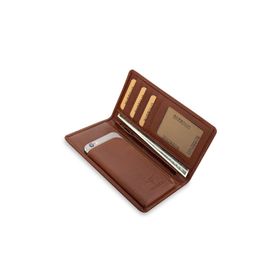 Garbalia Rome Taba Deri Unisex Cüzdan
