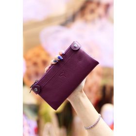 Garbalia ROOSEVELT Mürdüm Unisex Cüzdan